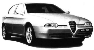 Alfa Romeo 166 restyling?