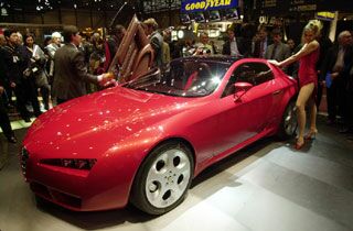 Alfa Romeo based Italdesign Brera at the Geneva Motor Show