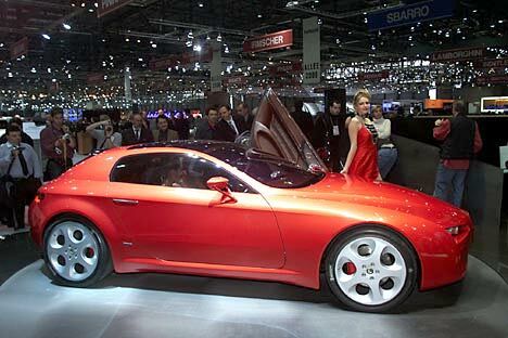 Alfa Romeo based Italdesign Brera at the Geneva Motor Show