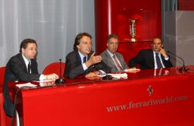 Ferrari-Maserati Group Chairman Luca di Montezemolo, seen here at a Ferrari press conference to launch the Enzo supercar, is believed to be in negociations to replace Paolo Fresco as Fiat boss