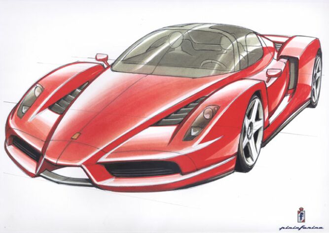 the new Enzo Ferrari