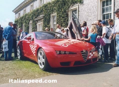 Italdesign's Alfa Romeo based Brera on public display at the Goodwood Festival of Speed
