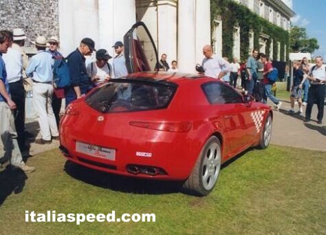 Italdesign's Alfa Romeo based Brera on public display at the Goodwood Festival of Speed