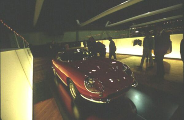 1966 Ferrari 275 GTB/4 at the 'Italian Avantgarde in Car Design' exhibition