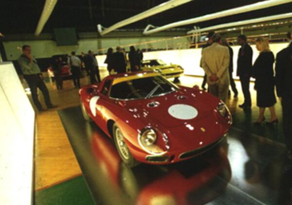 1964 Ferrari 250LM Pininfarina at the 'Italian Avantgarde in Car Design' exhibition