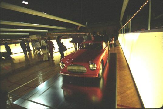 Cisitalia 202 GT Pininfarina at the 'Italian Avantgarde in Car Design' exhibition