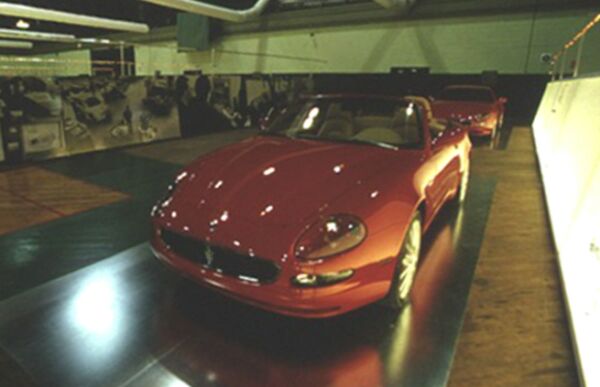 2002 Maserati Spyder at the 'Italian Avantgarde in Car Design' exhibition