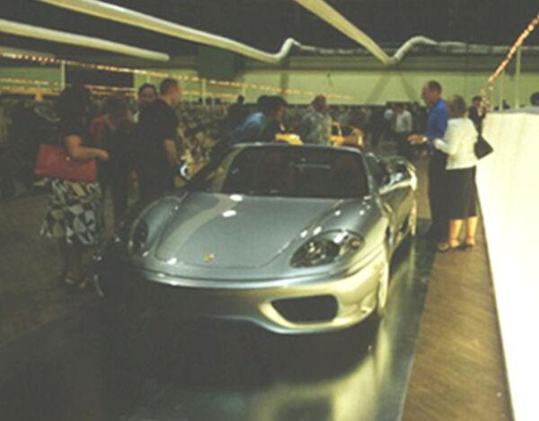 2002 Ferrari 360 Spider at the 'Italian Avantgarde in Car Design' exhibition