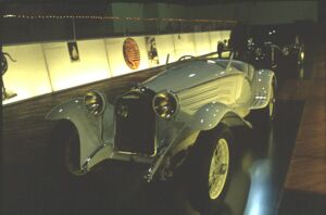 1931 Alfa Romeo 6C 1750 Flying Star Touring at the 'Italian Avantgarde in Car Design' exhibition, click here to visit the art decco section