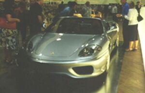 Ferrari 360 Spider at the 'Italian Avantgarde in Car Design' exhibition, click here to visit the 'new Italian wave' section