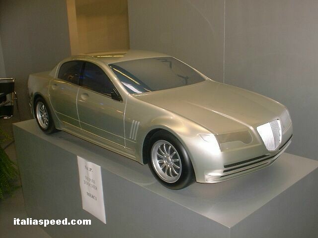 scale model of the Carcenaro New York at the 2002 Paris Motor Show