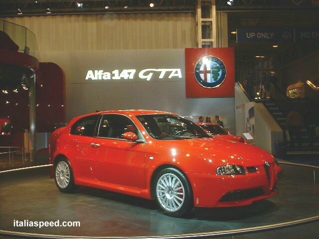 Alfa Romeo 147 GTA at the British International Motor Show