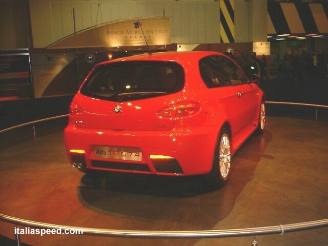 Alfa Romeo 147 GTA at the British International Motor Show