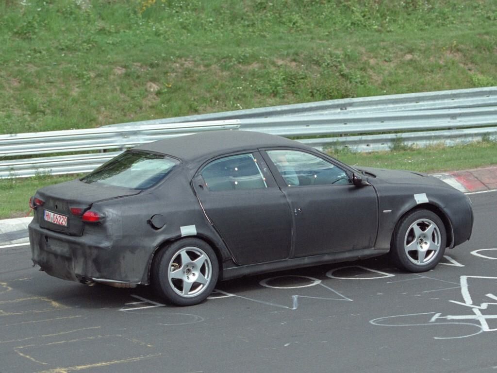 Alfa Romeo 158 prototype undergoing trials at the Nurburgring