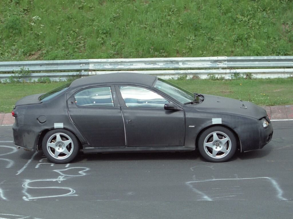 Alfa Romeo 158 prototype undergoing trials at the Nurburgring