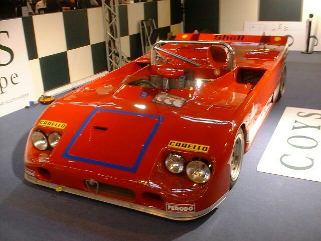 1970's Alfa Romeo Tipo 33 sportscar at the 2003 Autosport International Motorsports Show at the Birmingham NEC