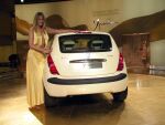 click here to view this image of the Lancia Ypsilon at the Barcelona Motor Show in high resolution