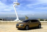 click here to view this image of the Lancia Granturismo Stilnovo at the Olympic Stadium