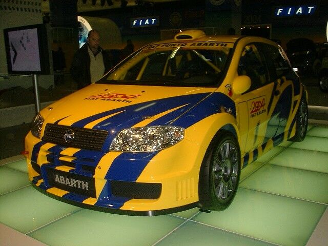 Fiat Punto Abarth Rally at the 2003 Bologna Motor Show