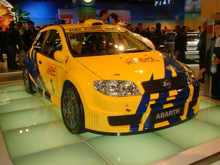Fiat Punto Abarth Rally at the 2003 Bologna Motor Show
