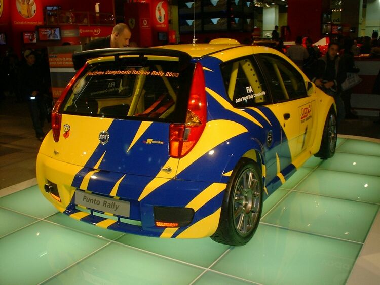 Fiat Punto Abarth Rally at the 2003 Bologna Motor Show