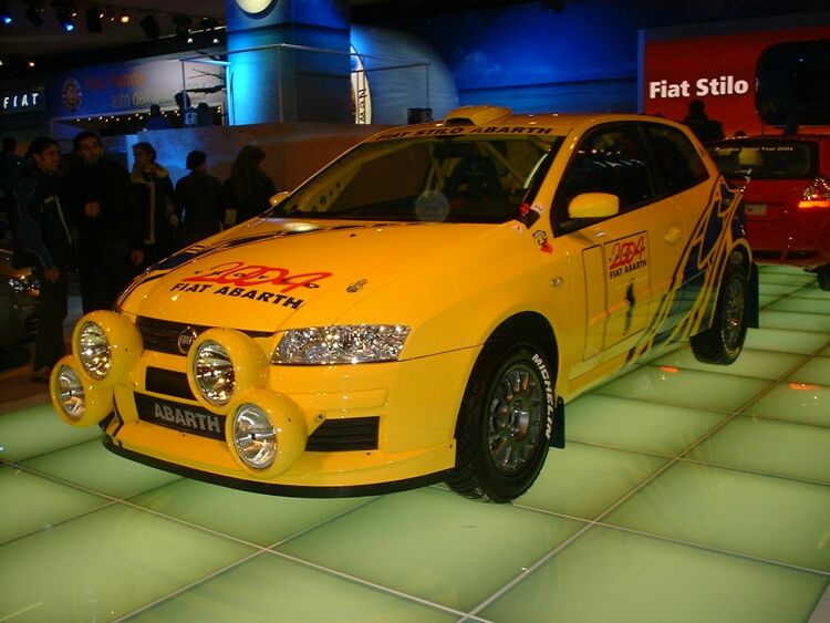 Fiat Stilo Abarth Rally at the 2003 Bologna Motor Show