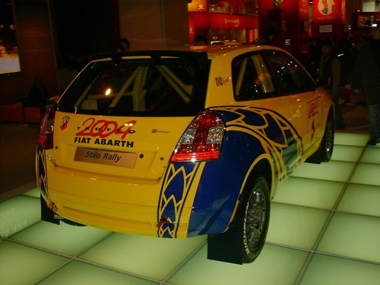 Fiat Stilo Abarth Rally at the 2003 Bologna Motor Show