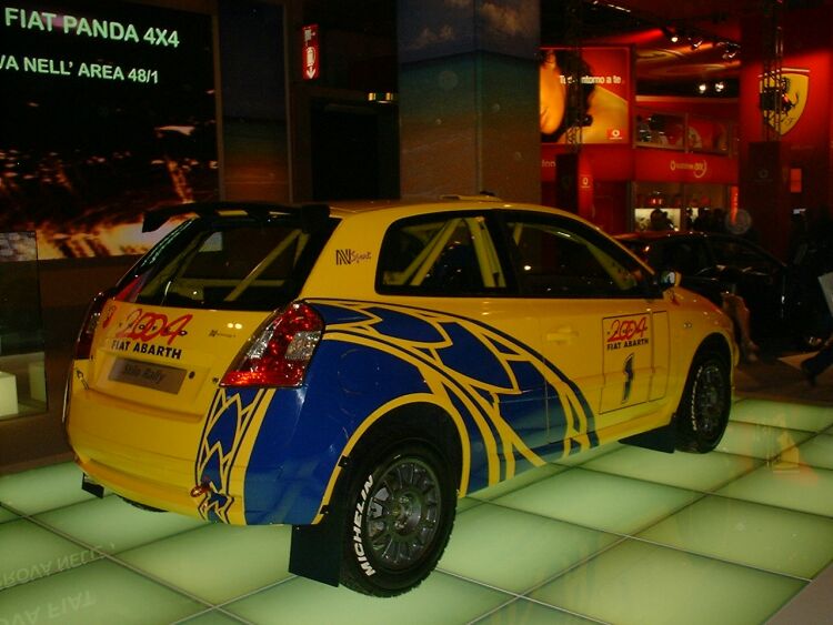 Fiat Stilo Abarth Rally at the 2003 Bologna Motor Show