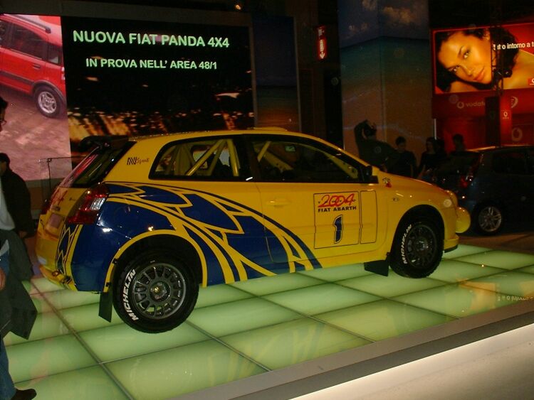 Fiat Stilo Abarth Rally at the 2003 Bologna Motor Show