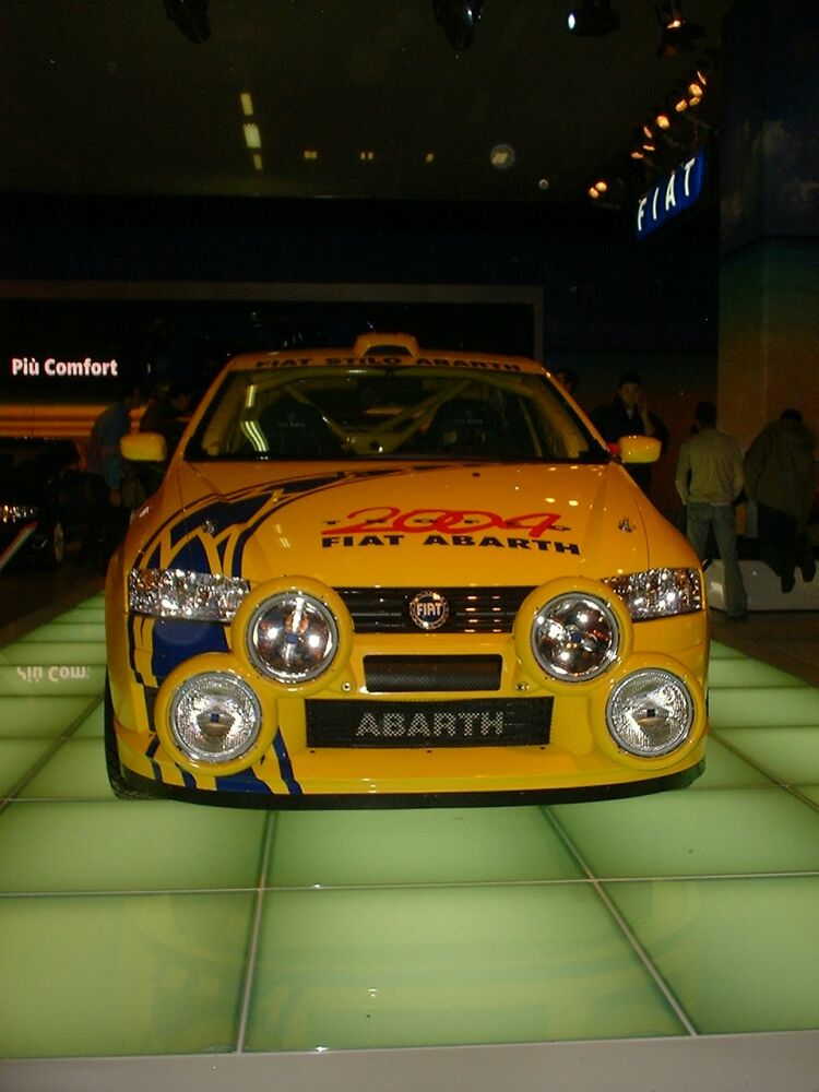 Fiat Stilo Abarth Rally at the 2003 Bologna Motor Show