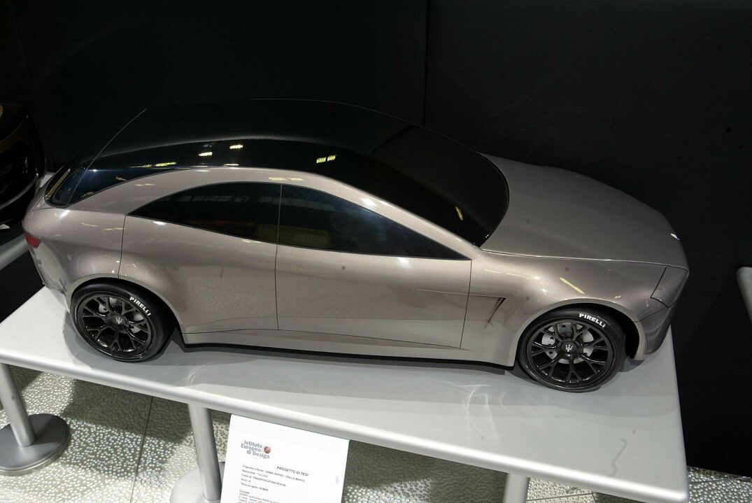 Maserati model at the 2003 Bologna Motor Show