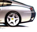 click here to view this Pininfarina design sketch of the Ferrari 456GT replacement in high resolution