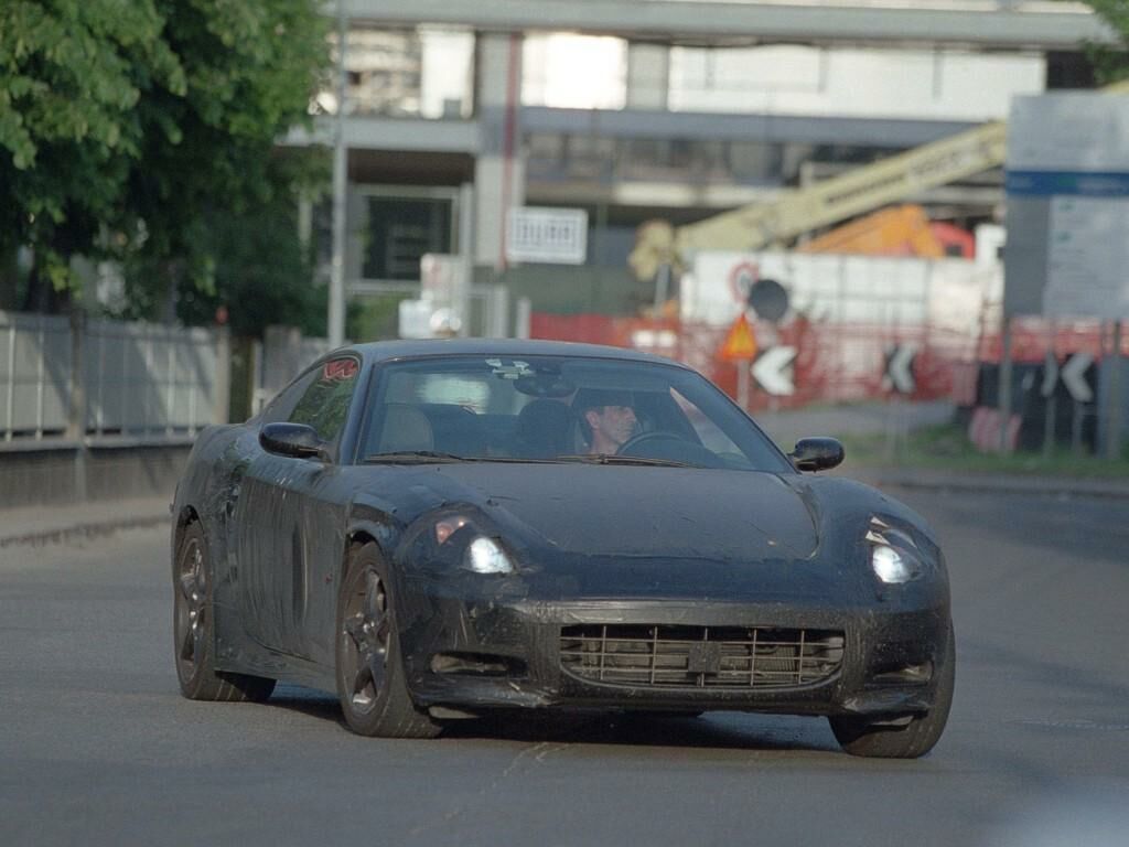 lightly disguised Ferrari 456GT replacement prototype caught testing around Maranello