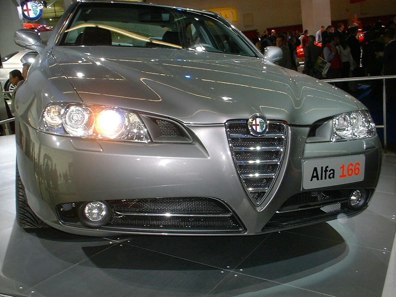 Facelifted Alfa Romeo 166 at the 2003 Frankfurt Motor Show