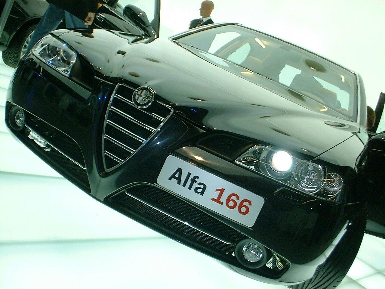 Facelifted Alfa Romeo 166 at the 2003 Frankfurt Motor Show