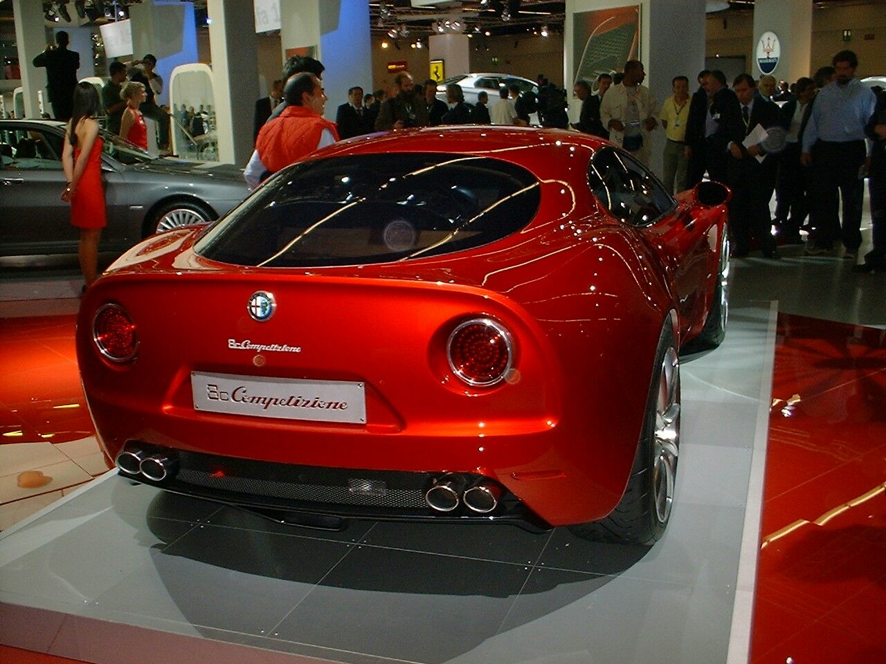 Alfa Romeo 8c Competizione is unveiled at the 2003 Frankfurt Motor Show