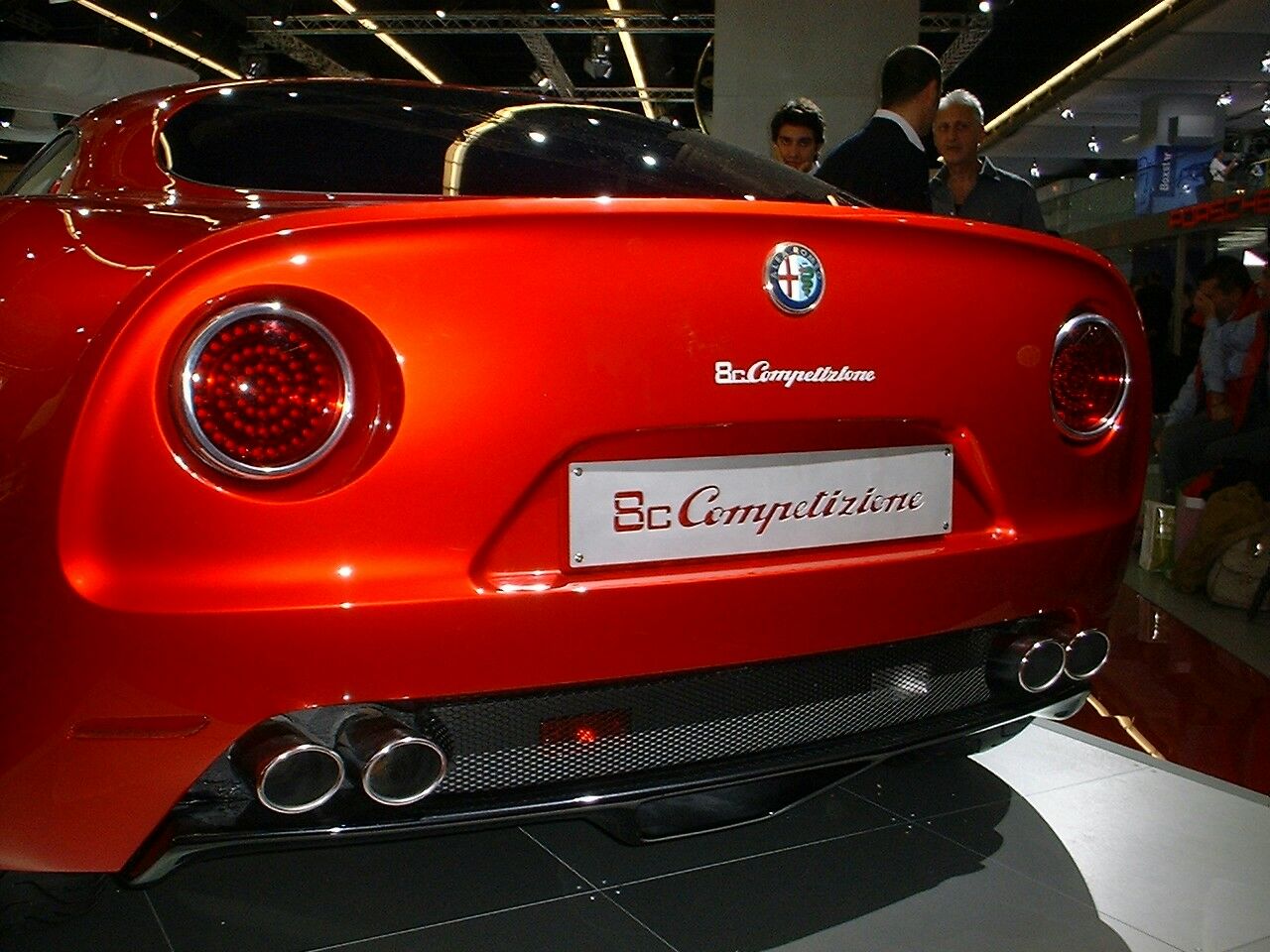Alfa Romeo 8c Competizione is unveiled at the 2003 Frankfurt Motor Show