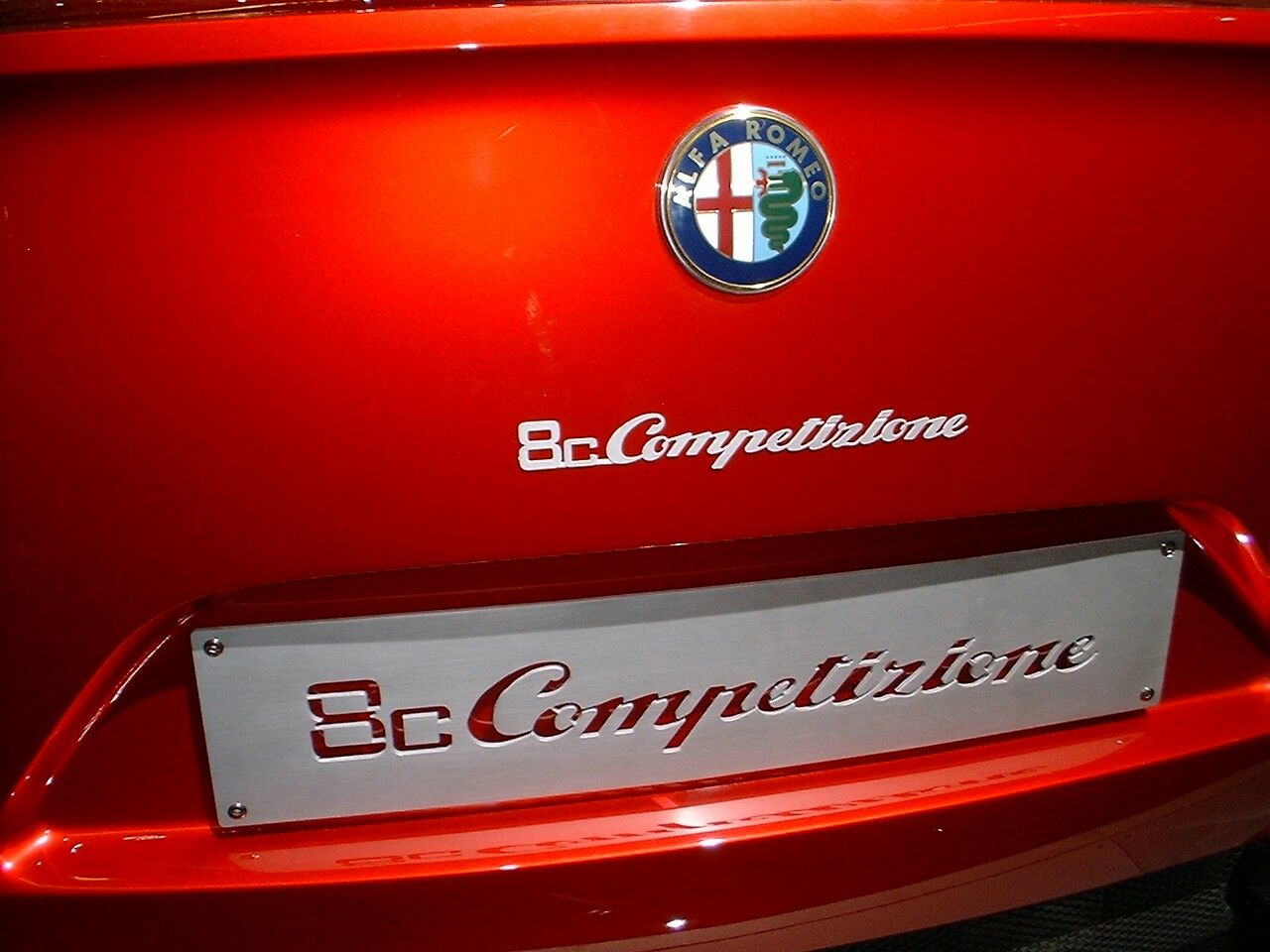 Alfa Romeo 8c Competizione is unveiled at the 2003 Frankfurt Motor Show