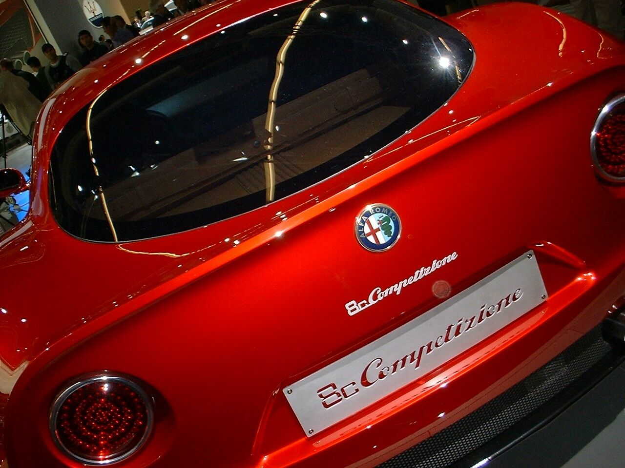 Alfa Romeo 8c Competizione is unveiled at the 2003 Frankfurt Motor Show