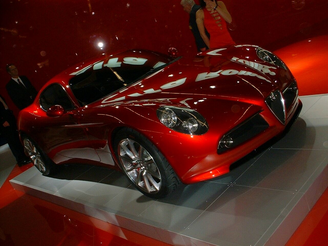 Alfa Romeo 8c Competizione is unveiled at the 2003 Frankfurt Motor Show