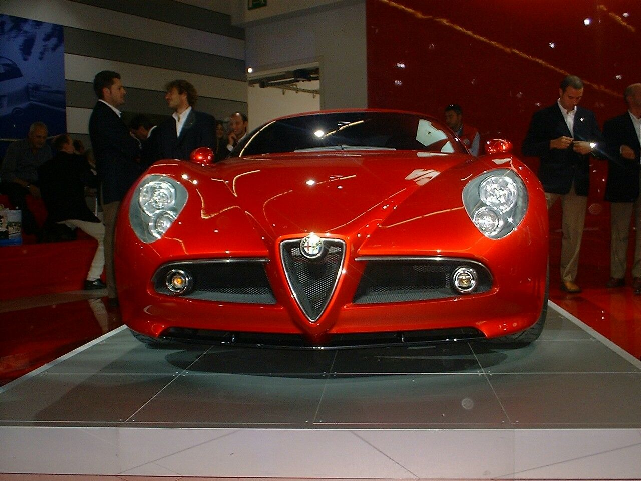 Alfa Romeo 8c Competizione is unveiled at the 2003 Frankfurt Motor Show