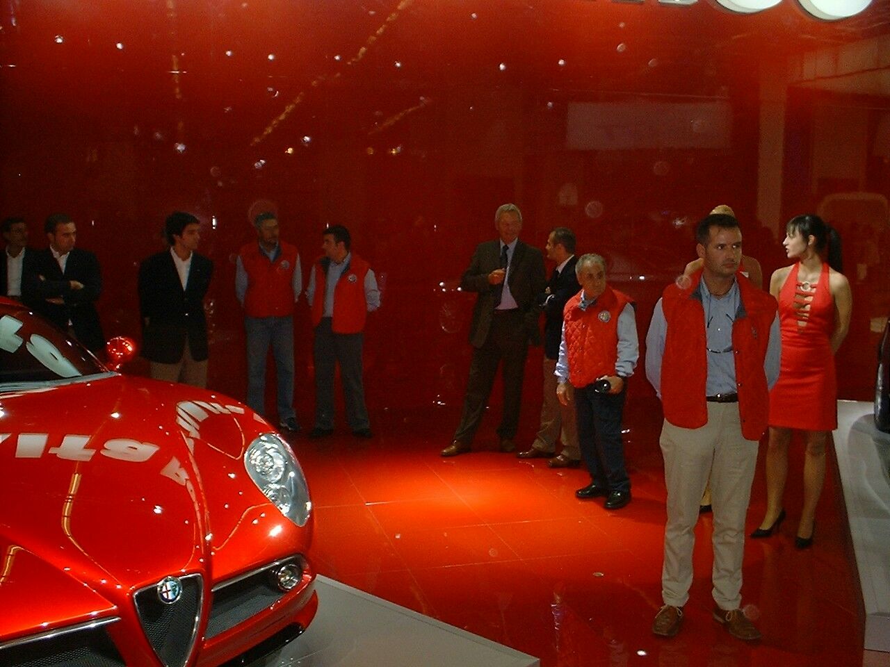 Alfa Romeo 8c Competizione is unveiled at the 2003 Frankfurt Motor Show