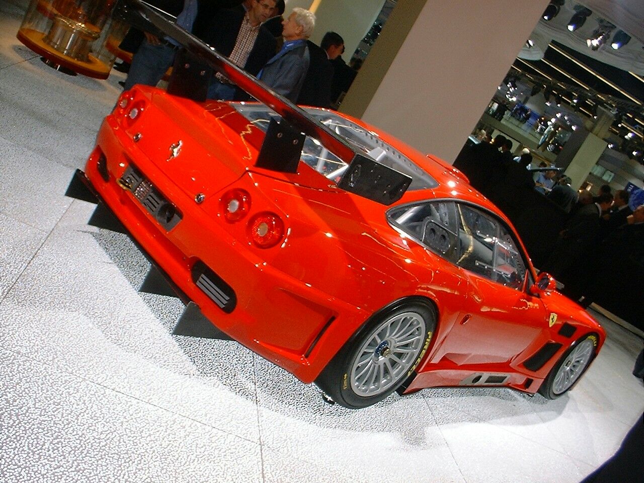 The Ferrari 575GTC is unveiled at the 2003 Frankfurt Motor Show