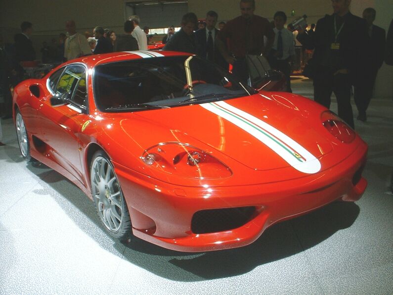 The Ferrari Challenge Stradale in Frankfurt earlier this week