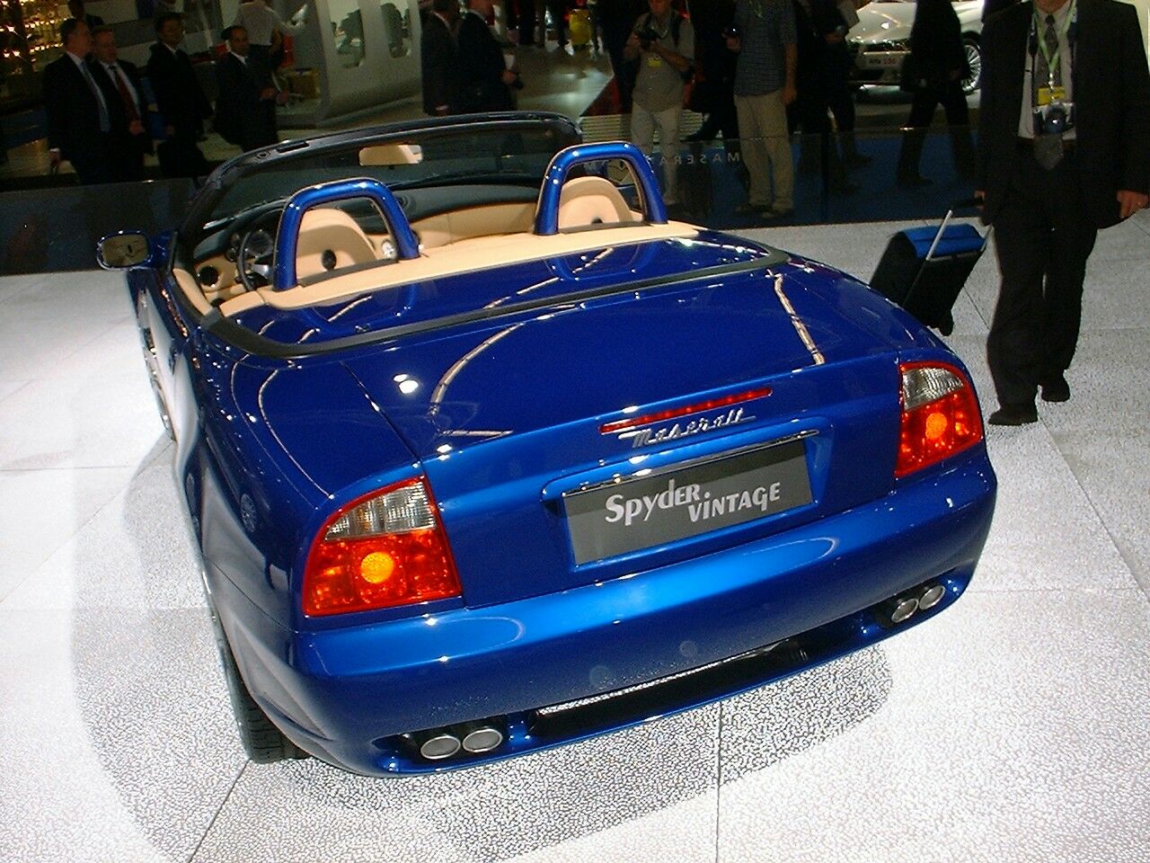 Maserati Spyder Vintage at the 2003 Frankfurt Motor Show