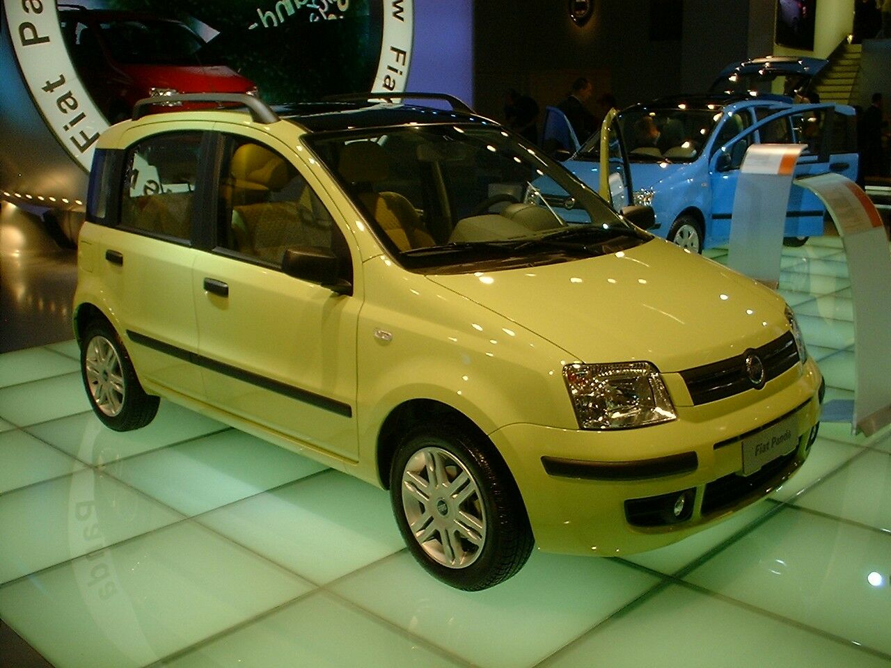 The new Fiat Panda at the 2003 Frankfurt Motor Show