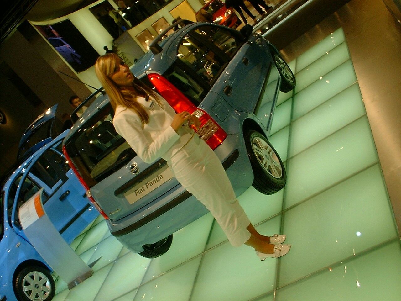 The new Fiat Panda at the 2003 Frankfurt Motor Show