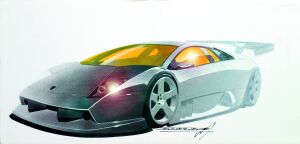 Click here to view this official impression of the Lamborghini Murcielago R-GT in high resolution