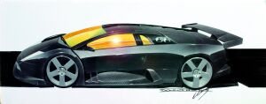 Click here to view this official impression of the Lamborghini Murcielago R-GT in high resolution