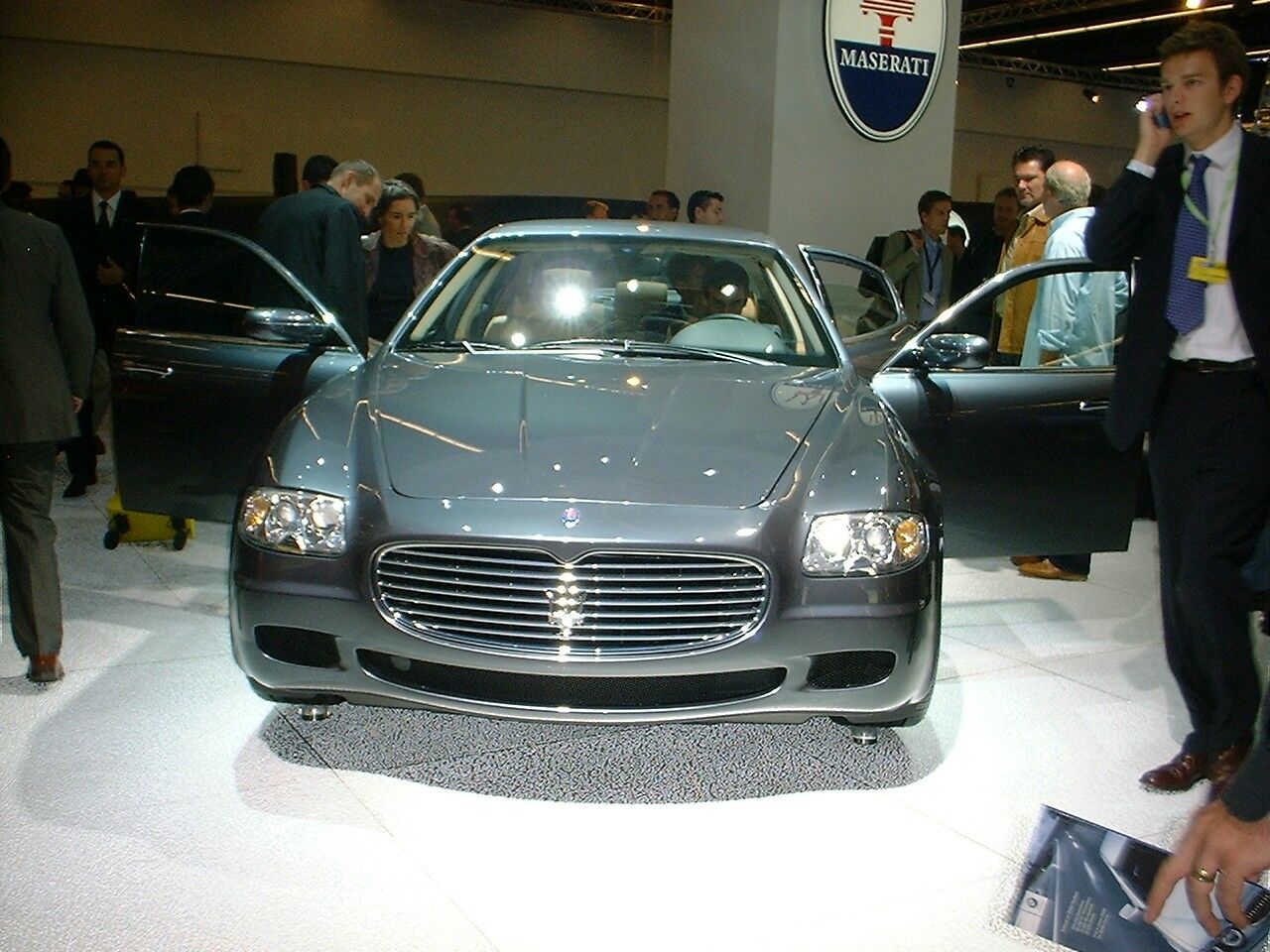 World Premiere of the Maserati Quattroporte at the 2003 Frankfurt Motor Show